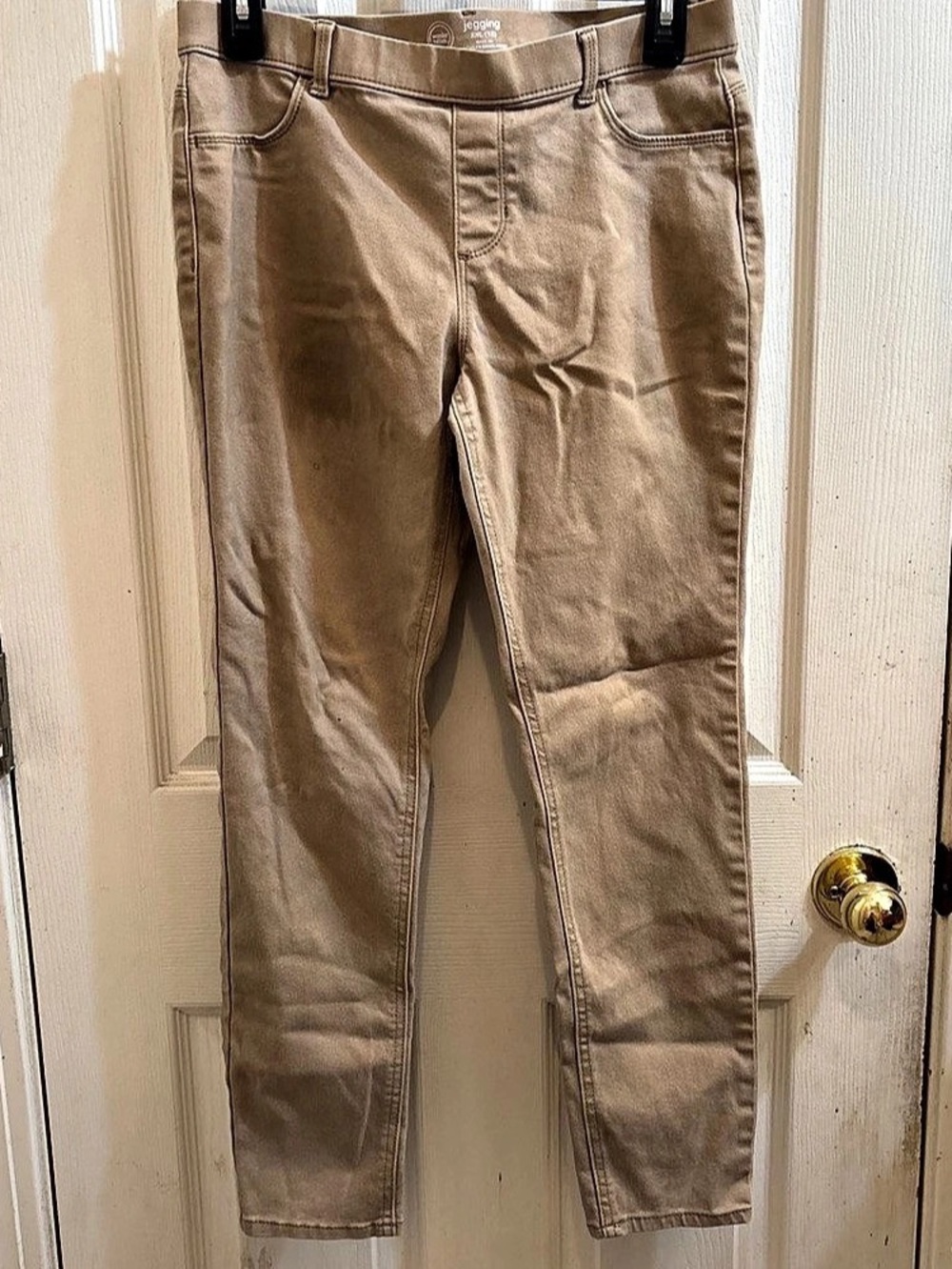 Wonder Nation Girls Skinny Jeggings in Brown